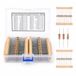 Carehabi Weerstandssortiment 1000 stuks – 1/4 W metaallaagweerstanden kit (73 waarden, 1 ohm - 1 m ohm) – precisieweerstandsset voor Arduino, Raspberry Pi en doe-het-zelf elektronica-projecten