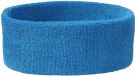 Merkloos / Sans marque Sportdag Hoofdbandjes aqua 10x - Katoen - Blauw