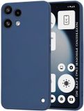 Techsuit Hoesje geschikt voor Nothing Phone (3a) Lite - Soft Flex Silicone Back Cover - Navy Blue