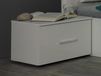 PANAMA Lot de 2 tables de chevet 1 tiroir blanc