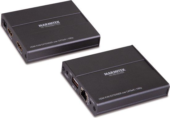 Marmitek MegaView 76 - HDMI Extender over CAT5e/CAT 6 - Full HD 1080p - KVM
