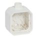LEGRAND, Plexo Nieuwe Opbouwdoos voor vochtige ruimtes 1-voudig, ISO 20 Kabeltoegang, Kleur: UltraWhite, 069686L