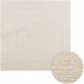 Maison Exclusive Tapis Zizur Crème 120x120 cm Aspect de Jute Intérieur Extérieur
