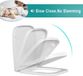 Duroplast abattant avec fermeture rapide - Blanc