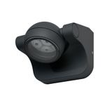 Osram Endura Style Hemisphere Outdoor Wall Light Grey Aluminium LED 6W IP44 Motion Sensor Warm White