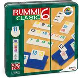 Cayro RummiClasic 6 Spelers - Klassiek Nummerspel in Metalen Doos