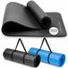 Premium tapis de yoga avec sangle de transport 183 x 60 x 1 cm
