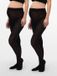MAMALICIOUS MLZOE RIB PANTYHOSE 200DEN 2-P Leggings Dames L/XL Zwart
