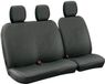 Viaautoshop Housse de siège Set Bus 'Dots' Noir Polyester Universel