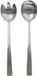 HOME DECO FACTORY Sla bestek/couvert - 2 delig - zilver - RVS