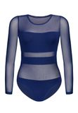 TEYLI Shirt body donkerblauw