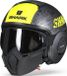 Shark Street Drak Tribute Rm Ayk Mat Antraciet Geel Zwart Jethelm - Motorhelm - Maat S