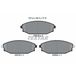 Textar Kit de plaquettes de frein, frein à disque 2351801 Galloper 58101m1a00