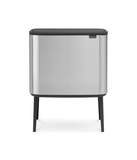 Brabantia 34L Rectangular Trash Can - Stainless Steel