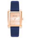 ANNE KLEIN Dameshorloge met leren band