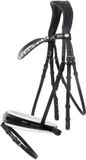 Kavalkade Liliana Hoofdstellen voor paarden - Zwart - Leer - Unisex - Volwassenen