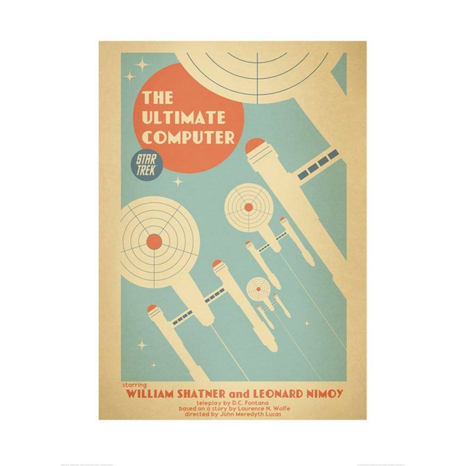 Pyramid Star Trek The Ultimate Computer - Kunstdruk - 60x80cm - Papier - 5051265401793