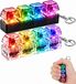 Fidget toetsenbord - Set van 2 - Toetsenbordhanger met LED - Mini toetsenbord fidget 4 toetsen hanger - Kantoor