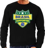 Bellatio Decorations Brasil supporter schild sweater zwart voor heren XL