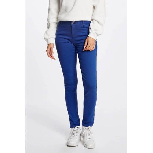Morgan low waist skinny broek blauw