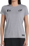 Bullpadel Llama T-shirt d'entraînement femme manches courtes Polyester gris