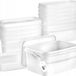 Benbow 5L Seau alimentaire rectangulaire Blanc