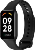 Strap-it TPU Activity tracker bandje - Geschikt voor Xiaomi Redmi Smart Band 2 / Xiaomi Smart Band 8 Active - zwart