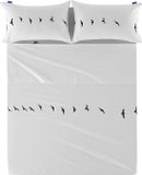 HappyFriday Blanc Trip Hoeslaken, meerkleurig, 260 x 270 cm