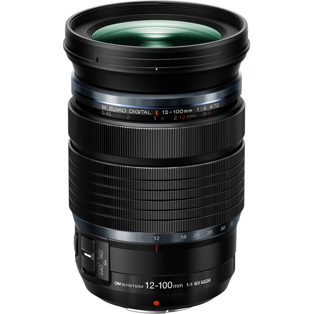 OM SYSTEM M.Zuiko ED Digital 12-100mm f/4.0 PRO objectief Zwart