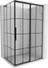 Mexen Rox L droite paroi de douche coulissante 105 x 80 cm, grille noire, noir