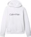 Calvin Klein Sweat à capuche pour homme - Coton - Taille L - Blanc Brillant