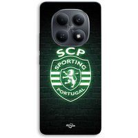 Maniacase Hoesje voor Xiaomi Redmi Note 15 5G SCP Sporting Portugal lichtgevend met zwarte achtergrond