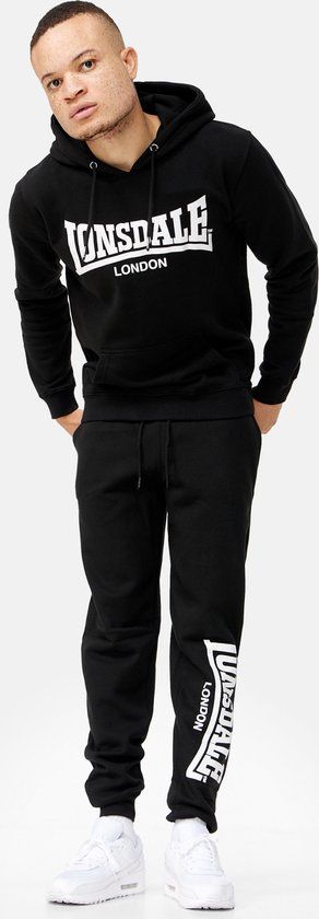 Lonsdale London Cloudy Heren Trainingspak - Zwart - XL