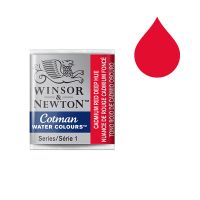 Winsor & Newton Cotman Watercolor Paint 098 Cadmium Red Deep Hue (Half Pan)