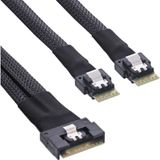 InLine 27649B Serial Attached SCSI (SAS) kabel 0,75 m 24 Gbit/s Zwart