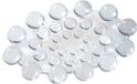 Gedy 2004-P2 Transparant PVC Zeepbakje 12.7 x 8.7 x 1.6 cm