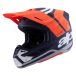 Alpinestars S-M7 Core ECE 22.06 Orange Blue Matt, Taille: XXL