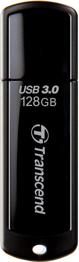 Transcend JetFlash 700 USB-stick 128 GB - Zwart