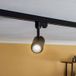 Arcchio - railverlichting - 1licht - Aluminium, kunststof - H: 23.4 cm - zwart (RAL 9005) - Inclusief lichtbron