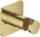 Hotbath Gal GL514 wandhouder voor handdouche, geborsteld messing PVD