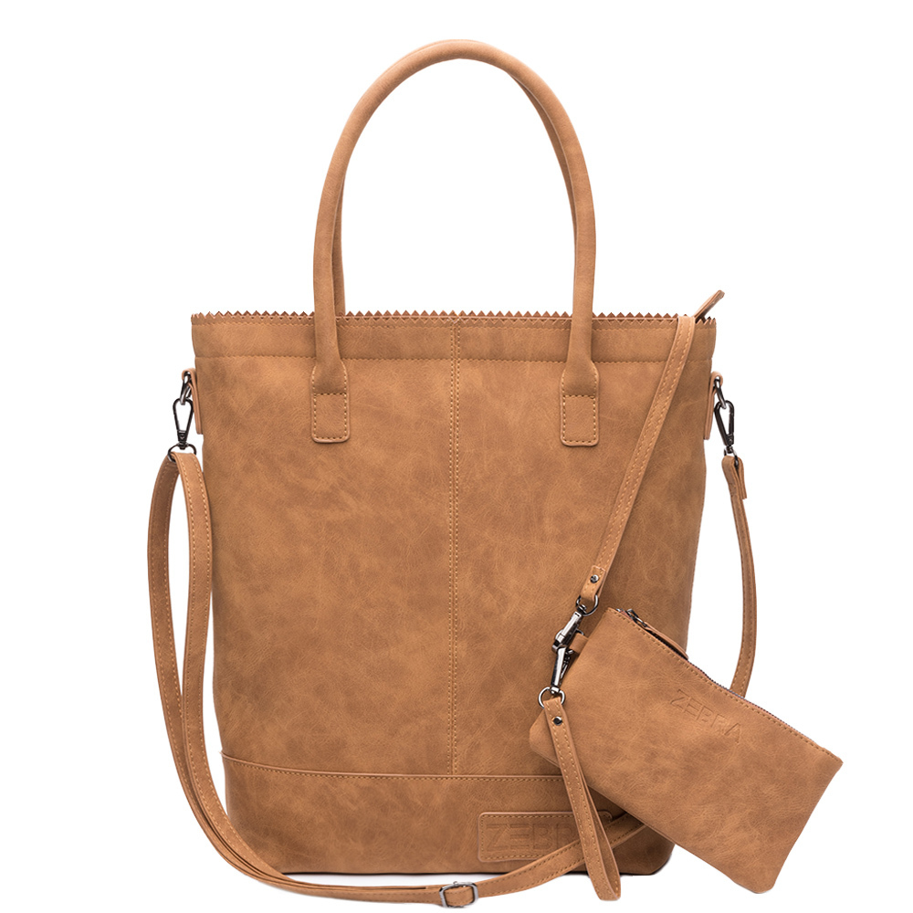 Zebra Trends Natural Bag Kartel Fearless II camel Bruin