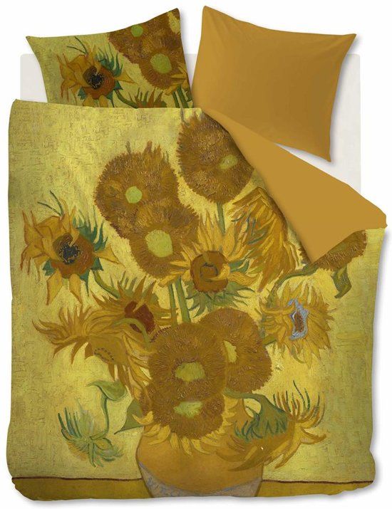 Beddinghouse x Van Gogh Museum Tournesol Dekbedovertrek 200 x 200/220 cm Geel