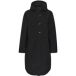 KAFFE Kaffe Women's Coat Jacket Parka Outerwear Hooded Long Sleeves Longline Parka Femme