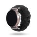 Strap-it Scrunchie bandje - zwart - Geschikt voor Samsung Galaxy Watch Active & Active 2