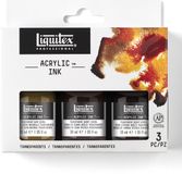 Liquitex Ink 3 pack Transparant