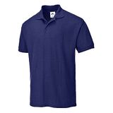 Merkloos Portwest Unisex poloshirt donkerblauw M