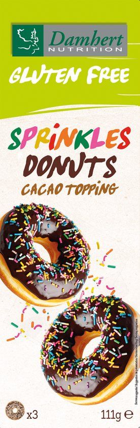 Damhert Glutenvrije Sprinkles Donuts 3ST