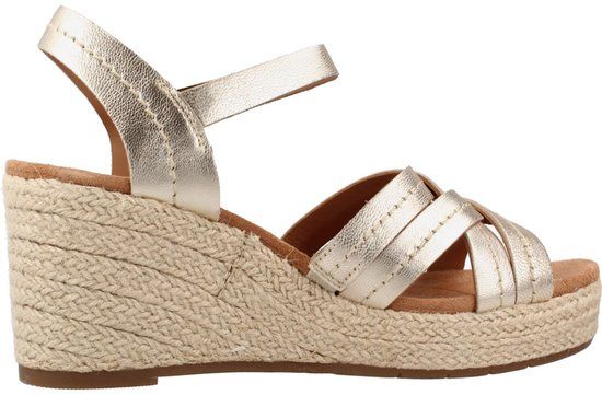 Clarks Shoes Sabina Strap Sandalen Beige EU 37 1/2 Vrouw