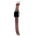 MegaGear Apple Watch echt lederen armband, Apple Watch Series Ultra, Ultra2, 10, 9, 8, 7, 6, 5, 4, 3, SE, Bruin, Armband van echt leer, M-Brown