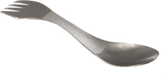Light My Fire Spork Titan Roestvrijstaal Lichtgewicht - Light My Fire Outdoor Survival Bestekset Camping Spoon Fork Mes Lepel Vork RVS Bestek Set